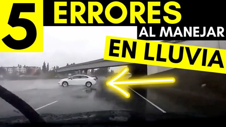 Consejos para Aprender a Manejar con Mal Tiempo