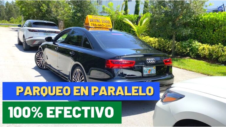 Gu&iacute;a Pr&aacute;ctica para Aprender a Estacionar en Paralelo con Carnet de Conducir